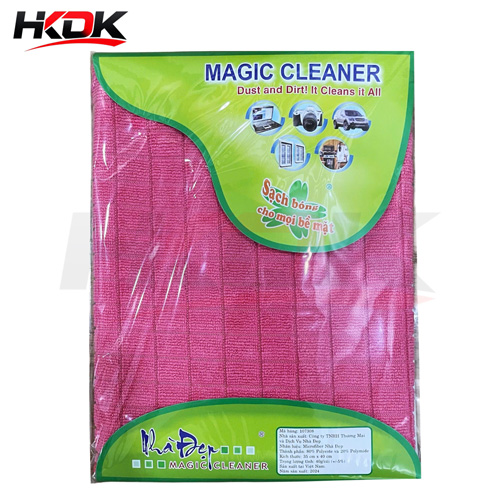 Khăn lau Microfiber màu đỏ size 35x40cm
