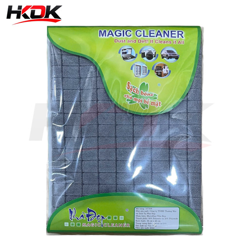 Khăn lau Microfiber mau xam size 35x40cm