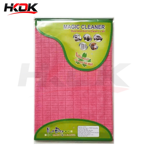 Khăn lau xe ô tô cao cấp màu đỏ size 50x50