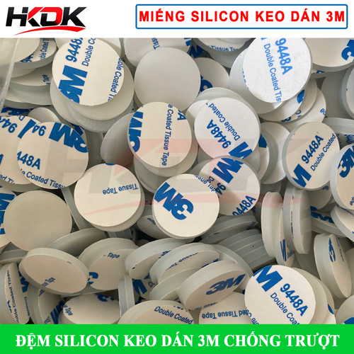 Đệm Silicon Giảm Chấn, Chống Trượt Keo 3M Cao Cấp