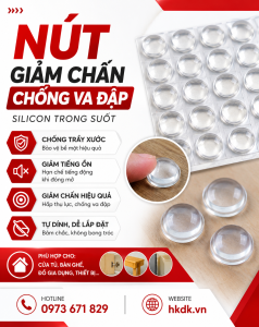 Đệm cao su silicon chống va đập, giảm tiếng ồn hiệu quả