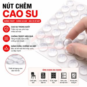 Nút chêm cao su silicon giải pháp chống va đập, chống trượt vượt trội