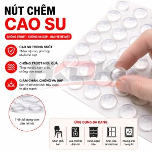 Nút chêm cao su giảm chấn chống va đập thiết bị và đồ dùng nội gia đình
