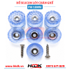 Đế silicon lót chân ghế Phi 18mm dạng tròn bắt vít